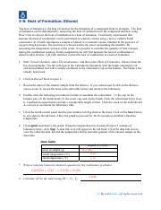 I went through onboarding and help, webinars, read most of topics and watched videos but still have a few questions: Mistie Tran Heat Of Formation Ethanol Pdf 3 8 Heat Of Formation Ethanol The Heat Of Formation Is The Heat Of Reaction For The Formation Of A Compound Course Hero