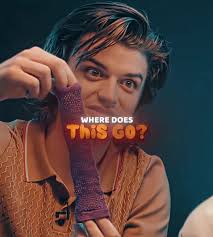 Steve Harrington with Billy