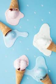 Summer Styled Stock Collection Melted Ice Cream Cones Ice Cream Photography Ice Cream Illustration Melting Ice Cream