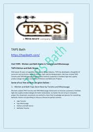 visit taps kitchen and bath stores in