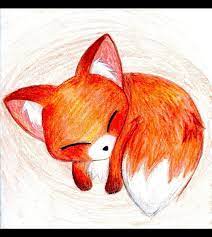 Simple Cute Animal Simple Cute Fox Drawing Novocom Top