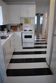 Splashy Peel And Stick Vinyl Tile In Kitchen Contemporary With Laminate Cabinets Next To Kitchen C Kitchen Cabinet Styles Kitchen Flooring Contemporary Kitchen