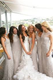 The Wedding Scoop Spotlight 8 Bridesmaid Dress Trends We Love Metallic Bridesmaid Dresses Sparkly Bridesmaids Silver Bridesmaid Dresses