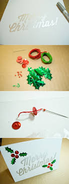 This may be a cute wreath, a sweet phrase or sentiment, or any other seasonal element. 49 Awesome Diy Holiday Cards