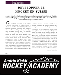 L'actualité lifestyle, découvrez nos conseils sorties, nos portraits et nos articles insolites, high tech, mode, beauté, culture, sport et automobile ! Andrin Rickli Hockey Academy Beitrage Facebook