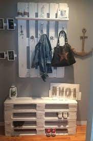 Gallery garderobe aus paletten bauen. Palettenmobel Fur Den Flur Schnell Selber Machen Mobel Aus Paletten Zuhause Diy Flur Mobel