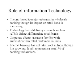 This governing body took over the reasonability of formally regulating the indian the public sector banks in india alone account for about 75 percent of the total advances in the indian banking industry. Corporate Vs Retail Banking Prasad Kaipa Corporate Vs