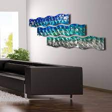 Maybe you would like to learn more about one of these? Aqua Curves Large Modern Abstract Metal Wall Art Sculpture Decor Dv8 Studio