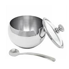If you're ready for attractive and durable stainless steel cabinets, speak to steel kitchen today. 7 Oz 3 Piece Set Stainless Steel Sugar Bowl With Lid And Spoon Beverage Serveware Kitchen Dining Guardebem Com
