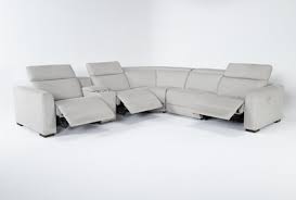 Our carolina deep red sectional couch will meet all your indoor furniture needs. Chanel Grey 6 Piece 132 Power Reclining Sectional Living Spaces