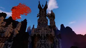Minas tirith by ewan, the winning build in the gondor building contest. Dark Tower Build Lord Of The Rings Minecraft Map