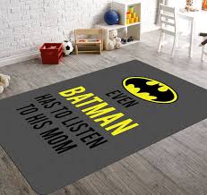 Batman Rug Batman Room Decor Childrens Rugs Batman Nursery Batman Room Batman Room Decor Batman Bedroom Decor