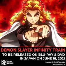 Anime blu ray releases 2021. Anime Corner Just In Demon Slayer Kimetsu No Yaiba The Movie Mugen Train Releases On Blu Ray Dvd In Japan On June 16th According To The Product Page The Japanese Release