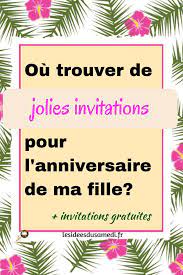Alors, choisissez votre carte invitation anniversaire 18 ans fille gratuite à imprimer personnalisable parmi notre collection qu'on vous propose. Invitations Anniversaire Petite Fille