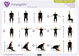Yoga is an excellent way for older adults to loosen and stretch painful muscles, reduce stress, and improve circulation. Yoga With A Chair Complete Set Classes 1 To 7 Live Yoga Life
