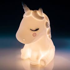 Unicorn Touch Sensitive Rechargeable Led Night Light Yellow Octopus