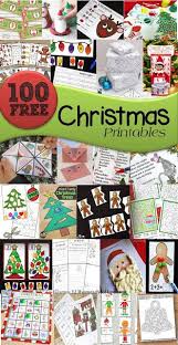 We are all busy getting ready for the holidays, and have little time in preparing for kids' activities. 100 Free Christmas Printables