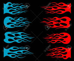 Downloadable tribal flames tattoo graphics. Set Of Tribal Flames For Tattoo And Mascot Design Royalty Free Cliparts Vectors And Stock Illustration Image 14569096