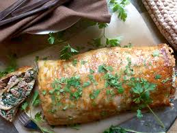 Pour the sauce on top of the potatoes, then sprinkle with parmesan. Beef Stuffed Scalloped Potato Roll A Hint Of Rosemary