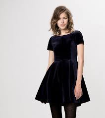 Maje Kachette Stretch Velvet Skater Dress At Maje Us Velvet Skater Dress Dresses Fashion