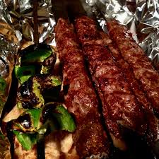 Kabob Koobideh Grilled Minced Meat Kabobs Recipe Kabob Recipes Persian Food Kabobs