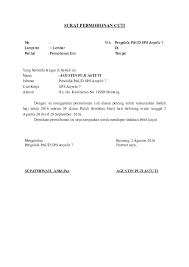 (hendaklah diisi dan ditandatangani ringkas sebelum borang diserahkan kepada pemohon). Doc Surat Permohonan Cuti Ririrea R Rurippe Academia Edu