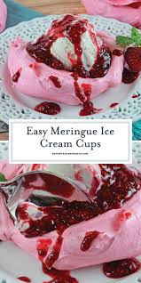 Peanut butter and jelly bars with drizzles of grape jelly and a crumbly peanut butter base, these bar treats have all of the cozy sweetness of a pb&j sandwich in dessert form. Easy Meringue Ice Cream Cups Are The Perfect Dinner Party Dessert Or Special Occasion Treat Tha Dinner Party Desserts Scrumptious Desserts Best Dessert Recipes