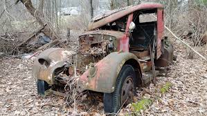 Image result for Brockway Light Blue 1946 Truck