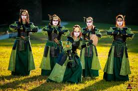 The last airbender, as worn by cosplayer tatterhood Kyoshi Warrior By Fabiohazard On Deviantart