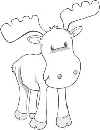 Graphics Templates Animal Coloring Pages Moose Crafts Coloring Pages For Kids