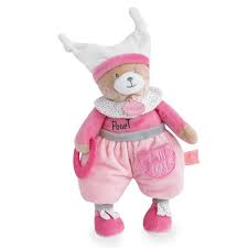 Baby Nat Brioche Polochon Activity Doll Bear Pink