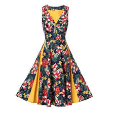 Check spelling or type a new query. Robe Retro Vintage Ceremonie Cocktail Classique Vintage Rockabilly Annee 50 Fleurie Jaune Cdiscount Pret A Porter