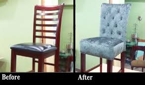 How To Reupholster A Bar Stool With A Built In Seat Alo Upholstery Dining Chairs Diy Dining Chair Makeover Reupholster Chair Dining