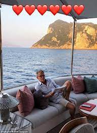 Katharine Mcphee Shares Snap Of Fiance Lounging On Yacht In Capri Daily Mail Online