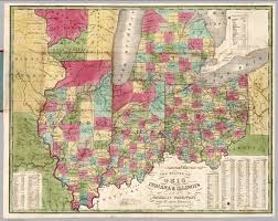 Map of indiana and ohio. Ohio Indiana Illinois And Michigan Territory David Rumsey Historical Map Collection
