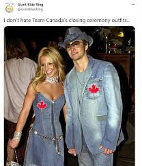 Maybe you would like to learn more about one of these? Team Canada Trolled On Twitter For 80s Style Denim Tokyo Olympic Games Uniforms Daily Mail Online