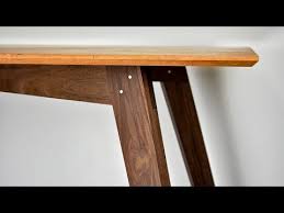 You'll be doing more than hosting delicious meals when you welcome a mid century modern dining table from joybird into your home. How To Make A Simple Modern Dining Table With Plans Youtube