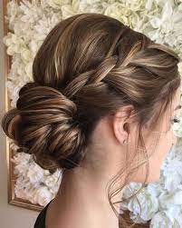 Hair Updos For Wedding Bridesmaids Frisur Hochzeit Brautjungfern Frisuren Flechtfrisuren
