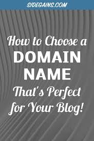 Choosing A Domain Name That Rocks Sidegains In 2020 Domain Name Ideas Domain Blogging Tips