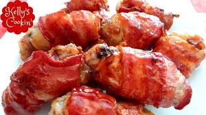 Air Fryer Bacon Wrapped Chicken Wings Cook S Essentials Air Fryer Chicken Wings Air Fryer Chicken Bacon Wrapped