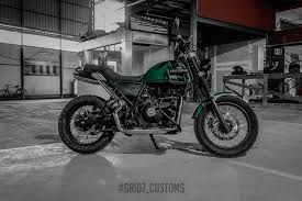 This Modified Royal Enfield Himalayan Guarantees Eyeballs Enfield Himalayan Royal Enfield Car Wheels
