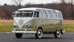 Image result for Medium Gray 1950 VW Bus