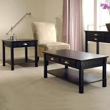 Shop 7 top winsome coffee tables and earn cash back from retailers such as macy's and overstock all in one place. Winsome Timber 2 Piece Coffee And End Table Set In Black Beechwood Walmart Com Walmart Com