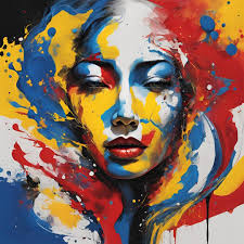 Face Paint Splash Pattern Set of 9 |seamless Patterns| Instant Download