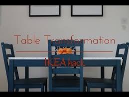 I think i am going to make this as my dining room table and use it to store dishes and kitchen appliances underneath since i will only have a couple of cabinets and no pantry so storage will be at a premium. Table Transformation Ikea Hack Youtube