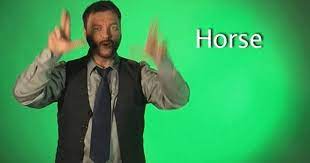 New Party Member Tags Horse Sign Language Sign With Robert Asl Deaf American Sign Language Swr Asl Sign Language Sign Language Sign Language Words