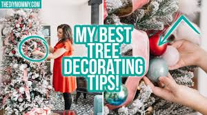 Christmas tree decorating with kids. How To Decorate A Christmas Tree Step By Step Easy Thrifty Tips Youtube
