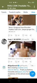 Saya dan tim admin sudah cek keanehan akun twitter ini kemarin. Duh Akun Twitter Fadli Zon Like Postingan Akun Porno Langsung Trending