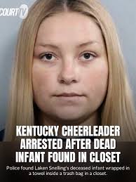 #LakenSnelling is facing multiple charges after police say the Kentucky  Cheerleader hid a dead infant. Police found her deceased infant wrapped in  a towel inside a trash bag in a closet, according to ...