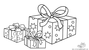 Includes images of baby animals, flowers, rain showers, and more. Coloring Page Of Christmas Gifts